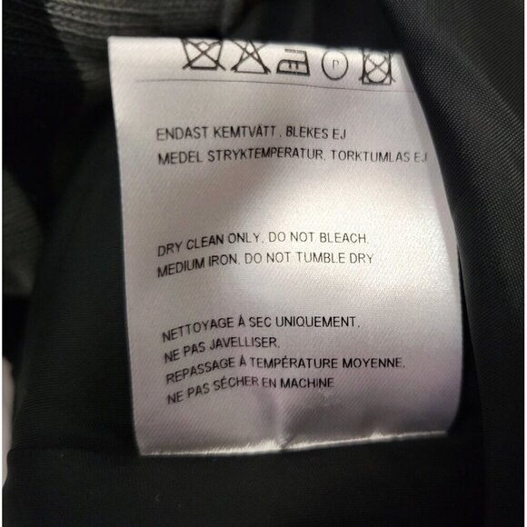 Acne Studios Trivial Black Draped Shift Dress Minimalist LBD - Picture 11 of 12